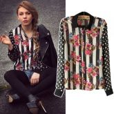 Camisa Poá Floral