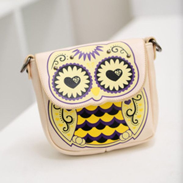 Bolsa de Coruja Rosa