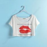 Cropped lips